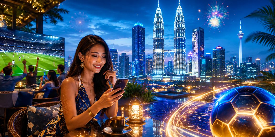 Pengguna mengakses promosi sp2 dari telefon bimbit di Kuala Lumpur dengan antara muka Melayu