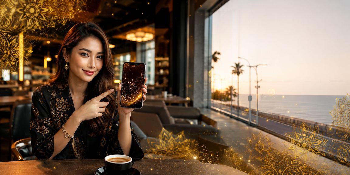 Pemain menggunakan telefon bimbit untuk mengikuti perlawanan langsung sukan di Kuantan Malaysia